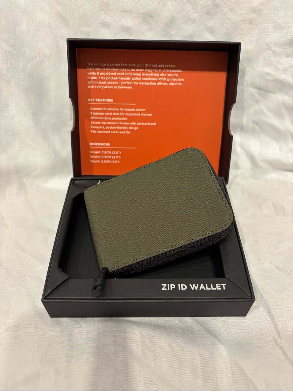 Alpaka Zip ID Wallet - Green